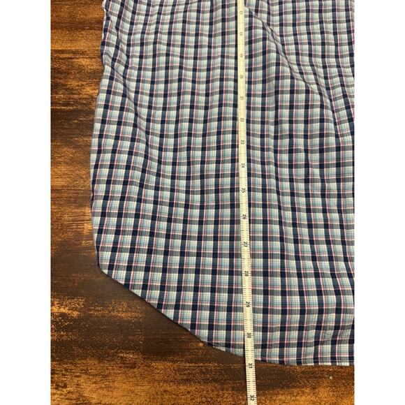 Ralph Lauren Polo Men’s M Custom Fit Plaid Short Sleeve Button Down Shirt Cotton - Picture 7 of 7